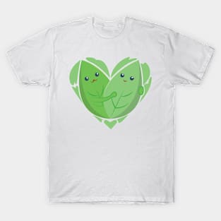 Heart of Leaves - I Will Never Leaf you - I will never leave you T-Shirt